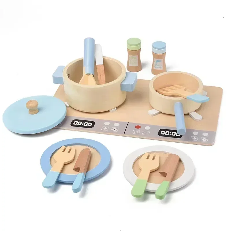 Pretend Cooking Toys Pretend Play Kitchen Toys Preschool Role Play Miniature Simulation Kitchen Toy for Handcraft Furnishings