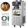 Commercial Ice Cream Maker 30-40L/H Yield 1800W-3600W Countertop Soft Serve Machine Frozen Yogurt Maker for Restaurant Snack Bar 1