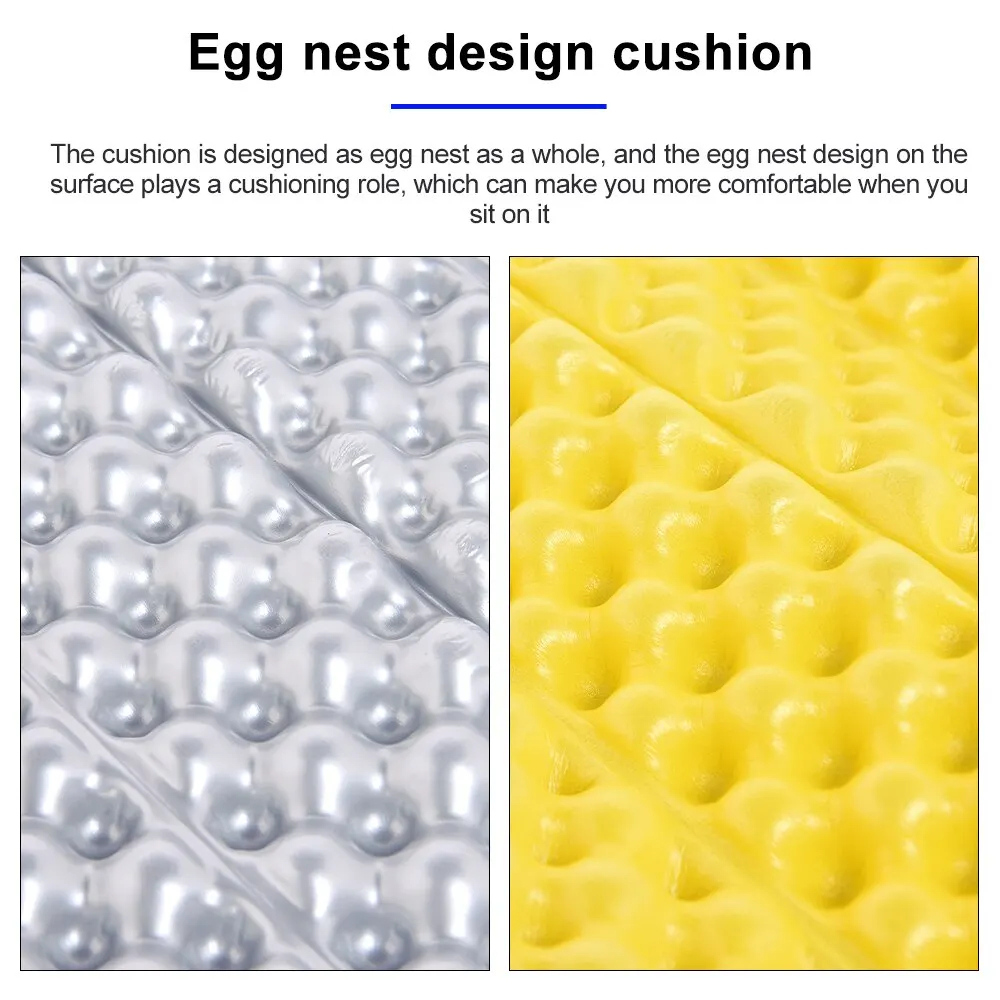 Camping Mat Outdoor Foldable Mat Seat Ultralight Picnic Camping Pad Waterproof XPE Foam Sitting Cushion Chair Tourist Hiking