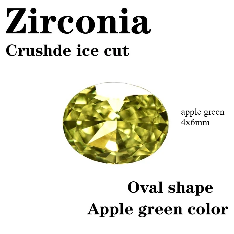 apple green 4x6mm