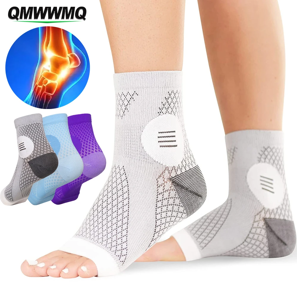 1Pair Compression Socks For Women Ankle Brace Support Neuropathy Soothe Socks, Nano Soothesocks For Men And women