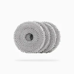 Roborock Enhanced Accessory Kit for Robot Vacuum Cleaners - Original Filter, DuoDivide Brush, Mop, and Dust Bag (Mop 4PC)