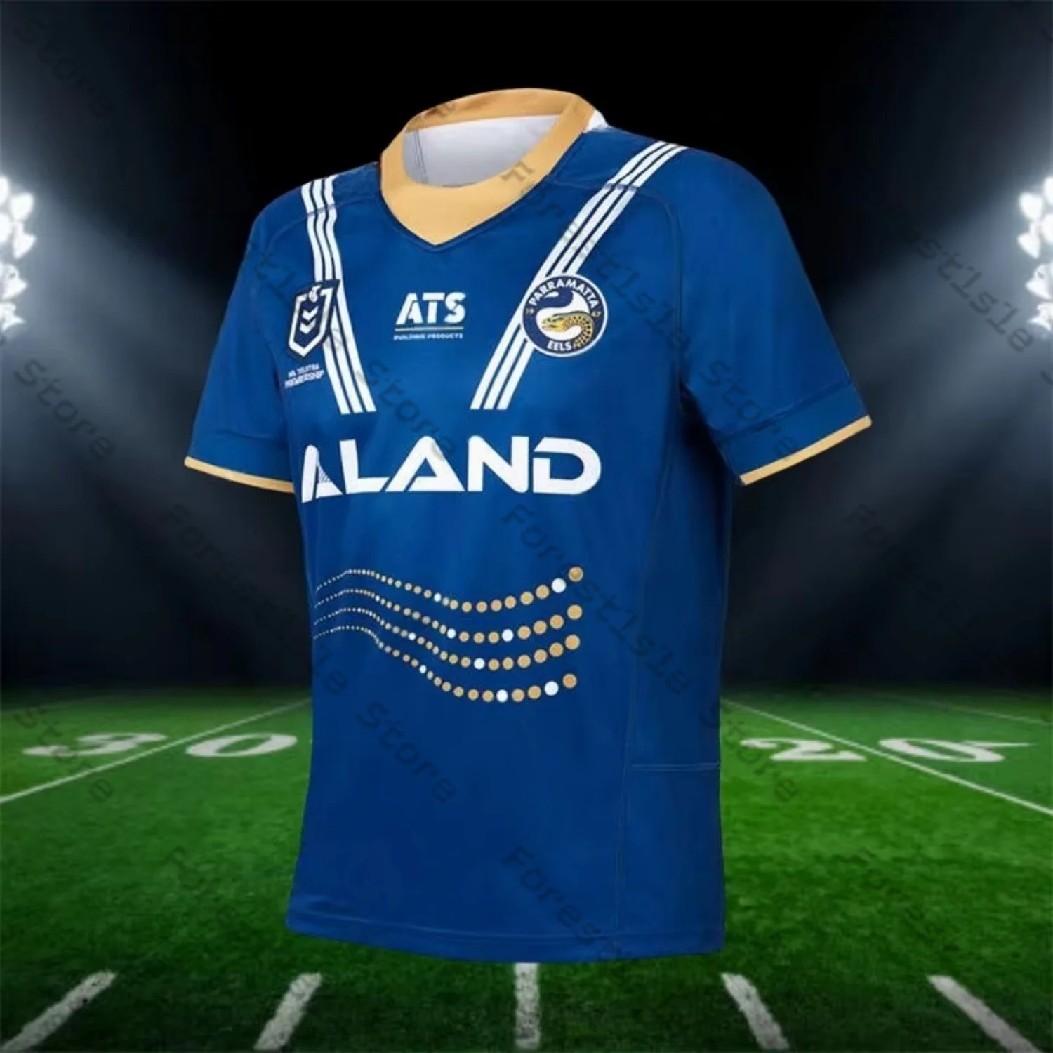Summer Australian NRL Parramatta Eels Mens Away Jersey Training T-Shirt Fashion Jersey Sportswear Street Clothing men t shirts football jersey
