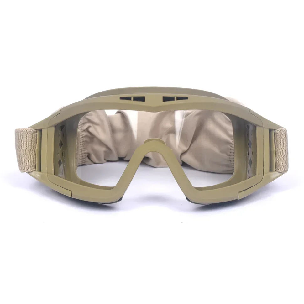 Enhanced Tactical Goggles for Outdoor and Sports Activities with Interchangeable Lenses
