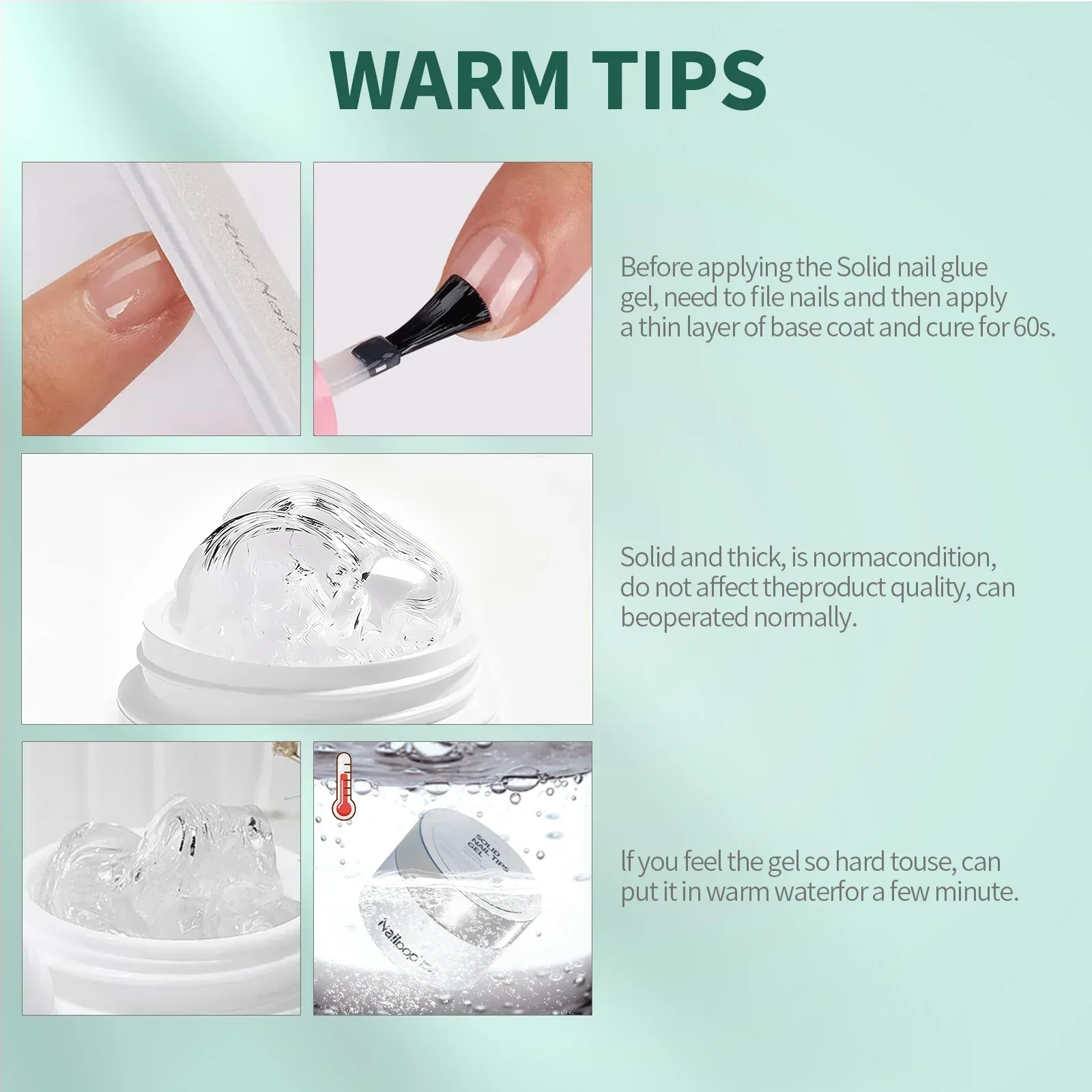 Nail Glue Nailpop Solid Nail Patch Gel Easy Stick Gummy Adhesive Bond UV Glue For American Pose Capsule Tips Strong Adehesion 10ml