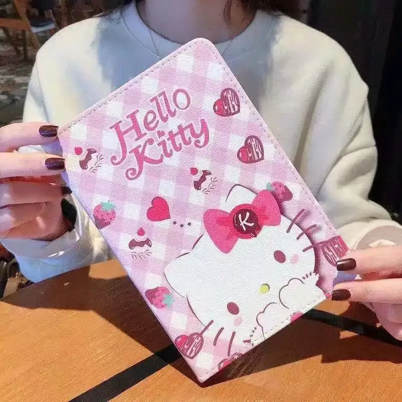 Miniso-case Hello Kitty para Ipad Capa para Pro 11 12.9 Air Mini 10.2 6th 8th 9th ° 10.2 Mini 2023 - Imagem 4