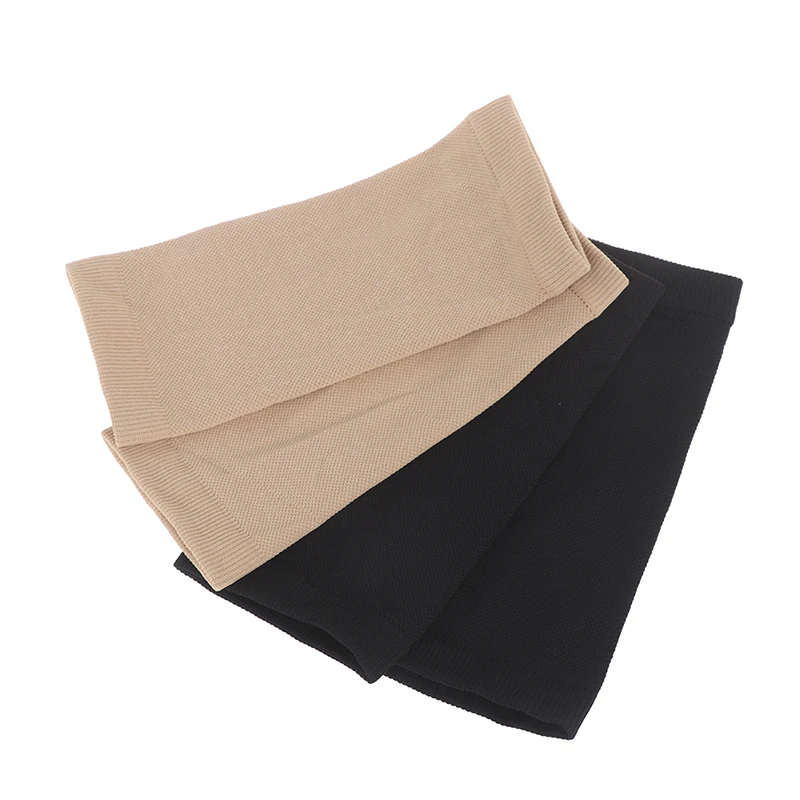 Manchons De Volley-ball Noirs - Protection D'avant-bras Avec Trous Pour Pouces - Taille Unique (26 Cm) - Hommes, Femmes, Ados