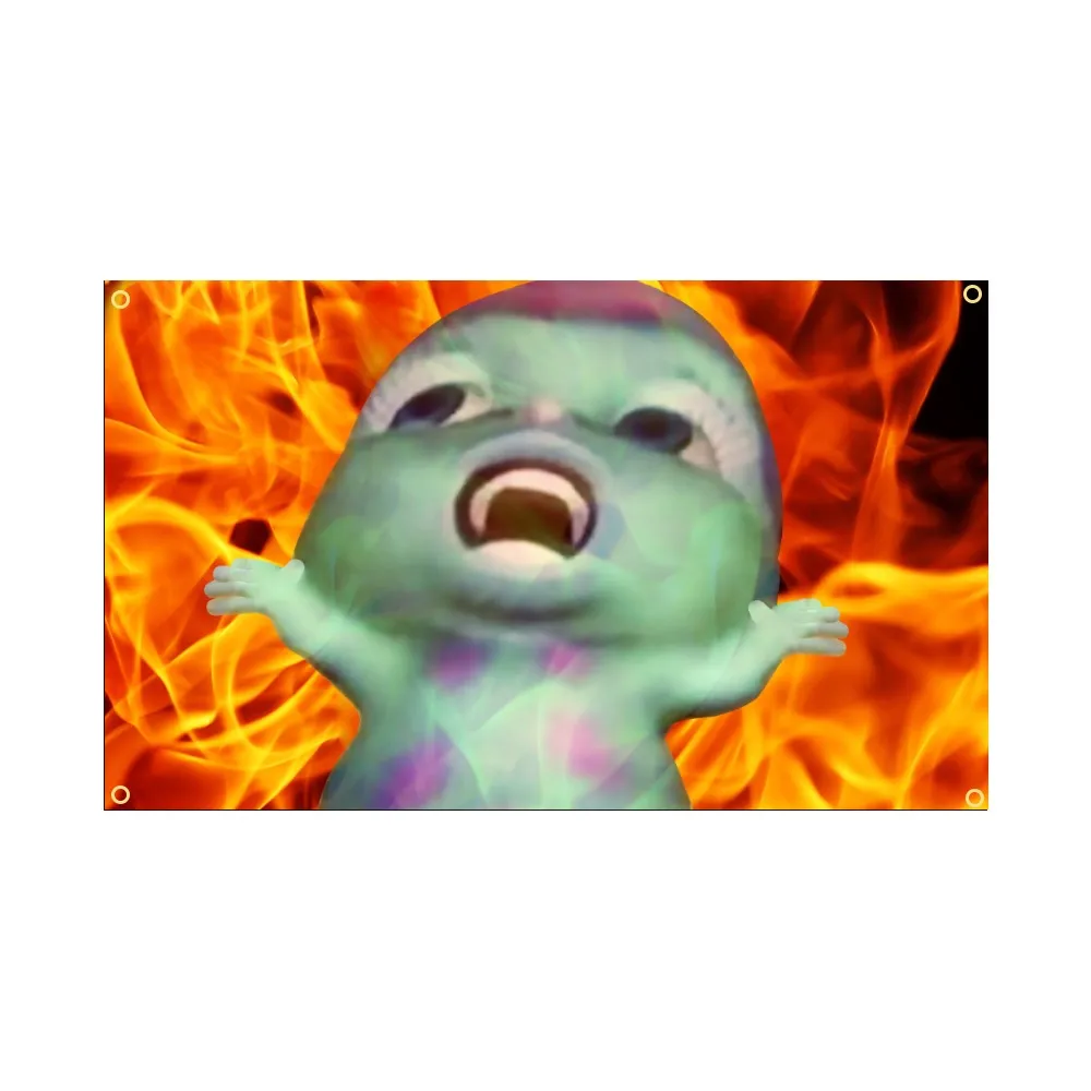 

3x5Fts Bibble meme tapestry Bohemian decoration wall hanging bedroom psychedelic scene starlight art home decoration