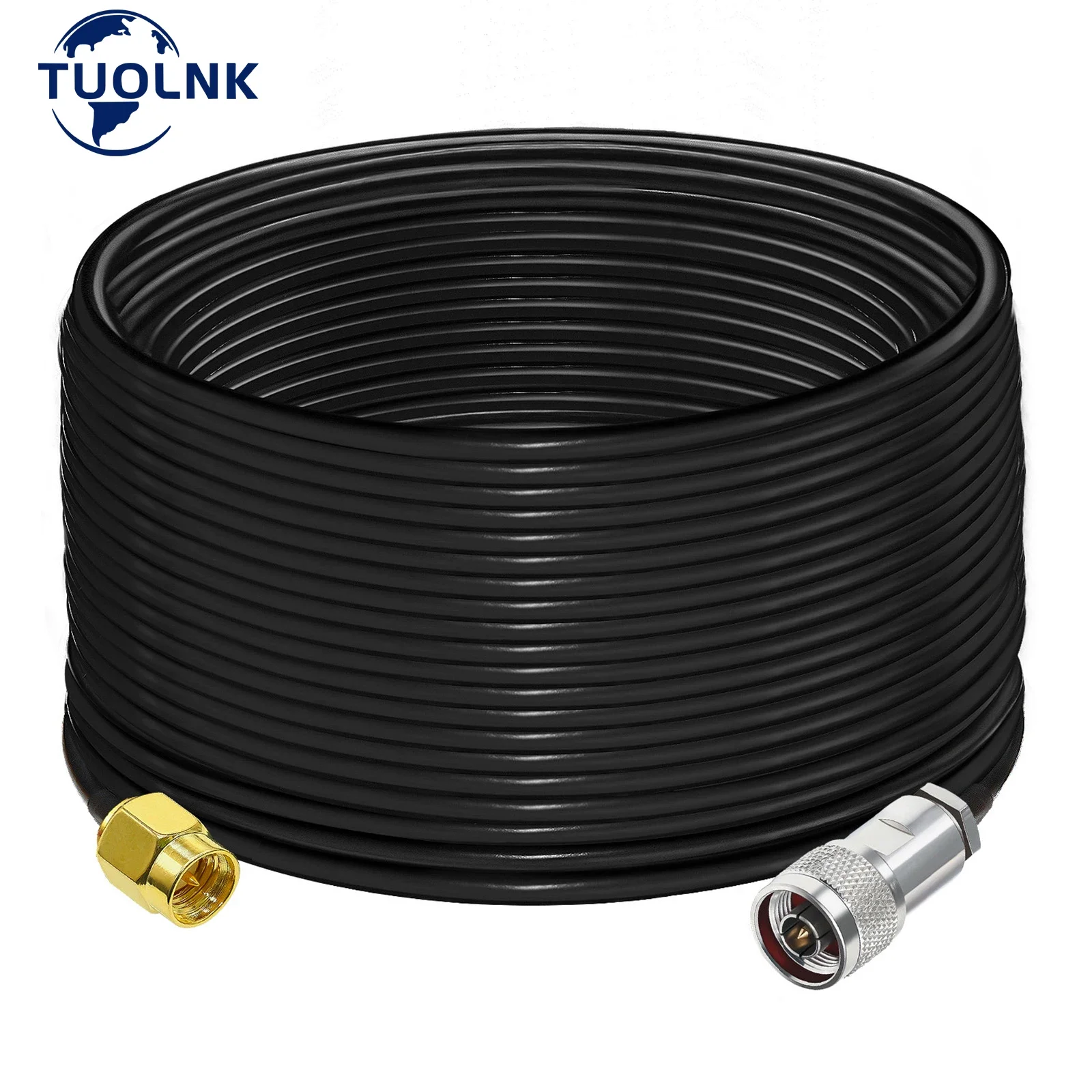 N Connettore Extender Maschio Per Antenna Wifi Maschio Sma Cavo Coassiale Rg58 Spina Maschio Sma A Cavo Spina Maschio N 20Cm-40M