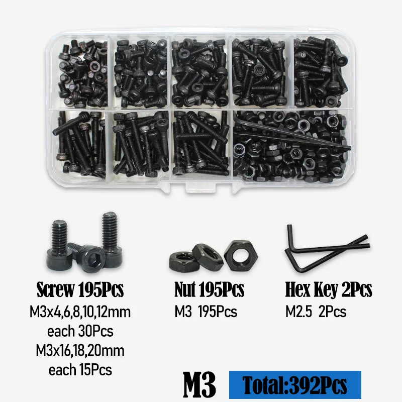 M3 392pcs
