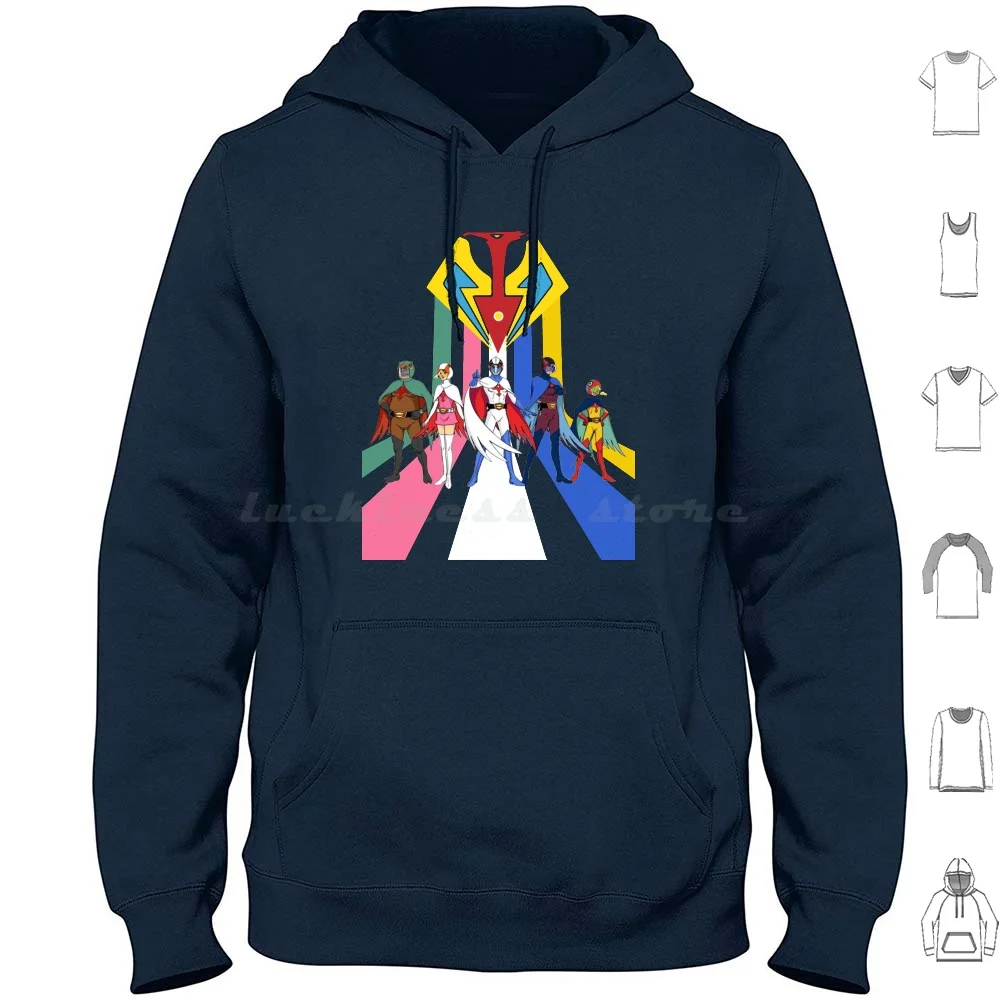 Battaglia Dei Pianeti Gatchaman G Force Of The Galaxy Felpe Con Cappuccio Manica Lunga Battaglia Dei Pianeti Battaglia Del Pialla