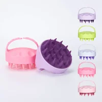Shampoo Head Scalp Massage Brush Silicone Soft Skin Friendly Hair Washing Massager Comb SPA Massage Brush Beauty Hair Tool Salon 1