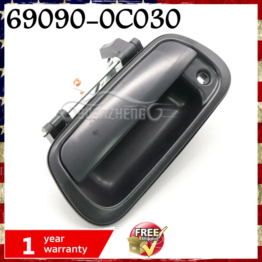 69090-0C030 토요타 툰드라 00-06 테일게이트 핸들 블랙 텍스처 픽업 트럭용