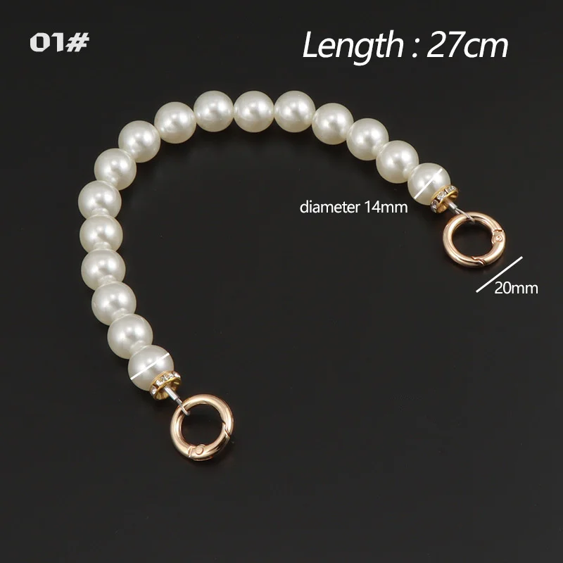 Pearl Bag with Handbag Chain Hand Carry Short Shoulder Strap
