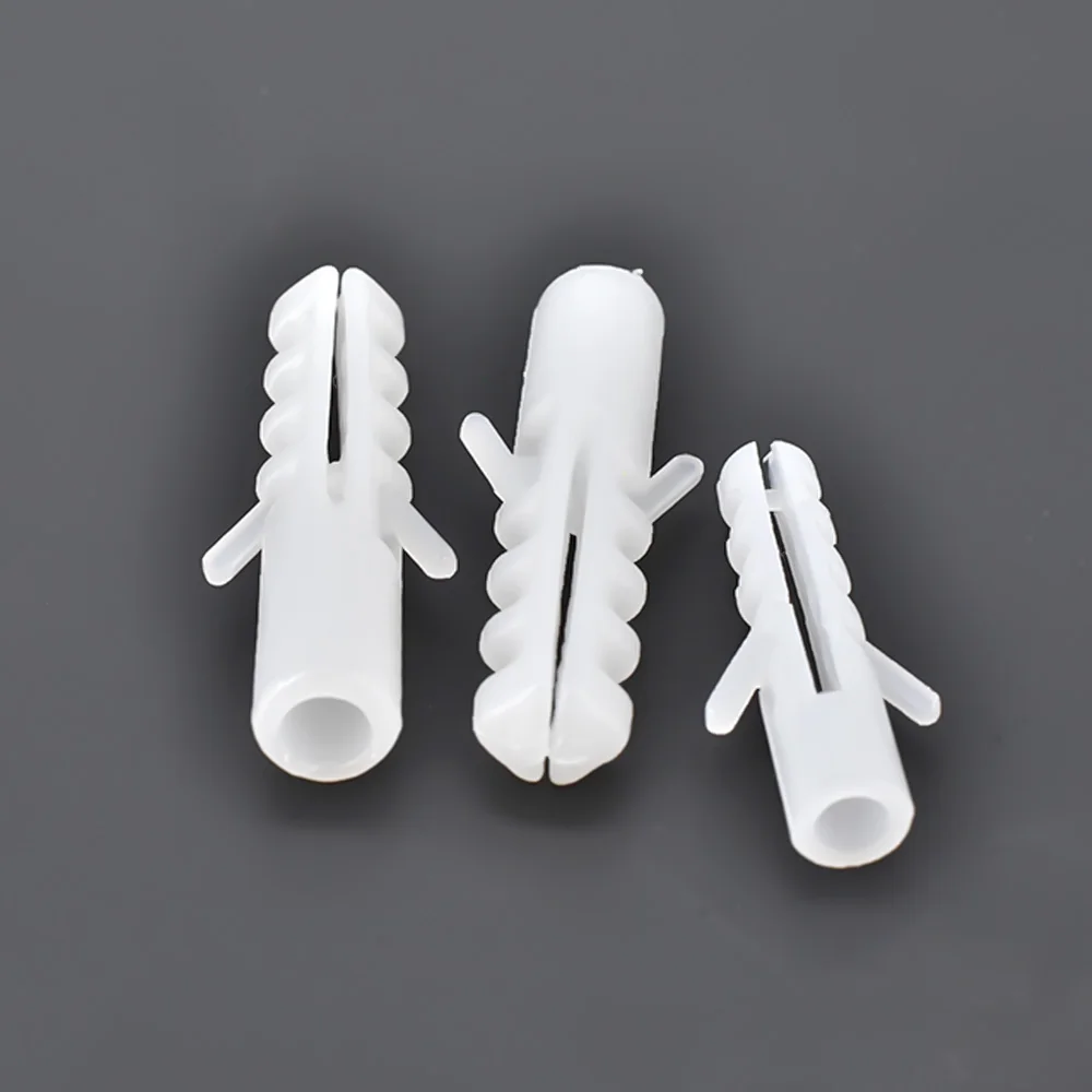 Plastic Wall Anchors 15-90PCS M5-M8 Expansion Tube Wall Plugs Applicable to Self-tapping Screws