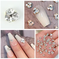 10pcs Sparkling Diamond 3D Nail Art Decoration Shining Luxury Crystal Nail Art Rhinestone DIY Handmade Nail Art Charms 2