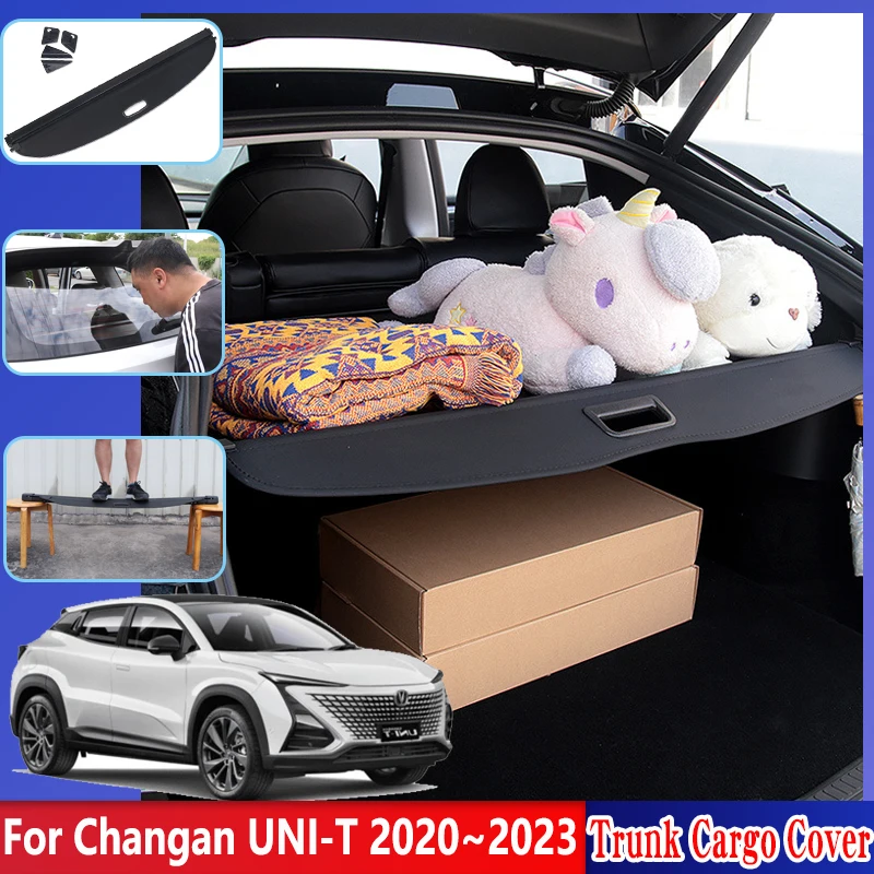 

Багажник груза Крышка для Changan UNI-T 2023 2022 2021 2020 UNI T автомобильные занавески декоративные занавески задние аксессуары для интерьера