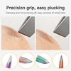 1/2/3PCS Stainless Steel Eyebrow Tweezer Colorful Hair Beauty Fine Hairs Puller Slanted Clips For Eyebrows Eyebrow Tongs Removal 6