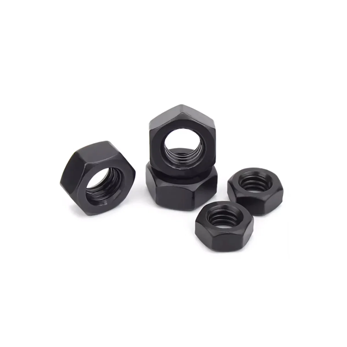 12.9 Grade High-Strength Black Nut / Fine Thread Nut / Screw Cap M8-M27