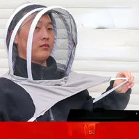 Bee Hat Thickened Anti Bee Hat Face Mask Special High Definition Face Mask Beekeeper Protective Hat Full Set Beekeeper Hat 1