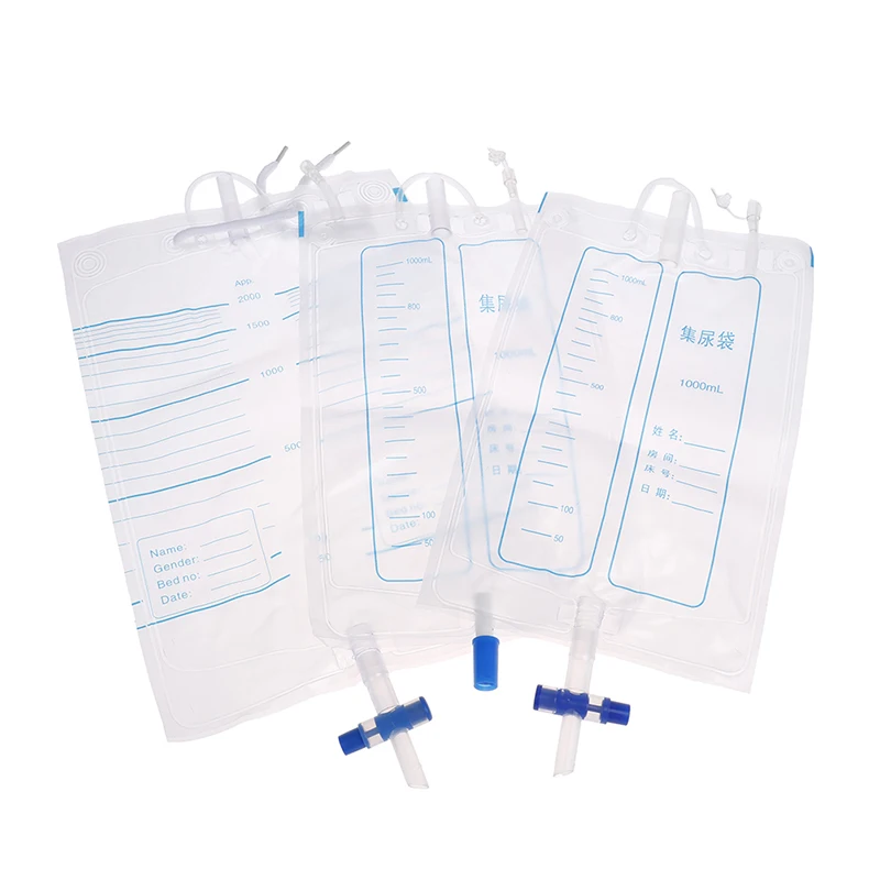 1000/2000ML Female Urine Bag Urinal Pee Holder Collector Urination Catheter Bag