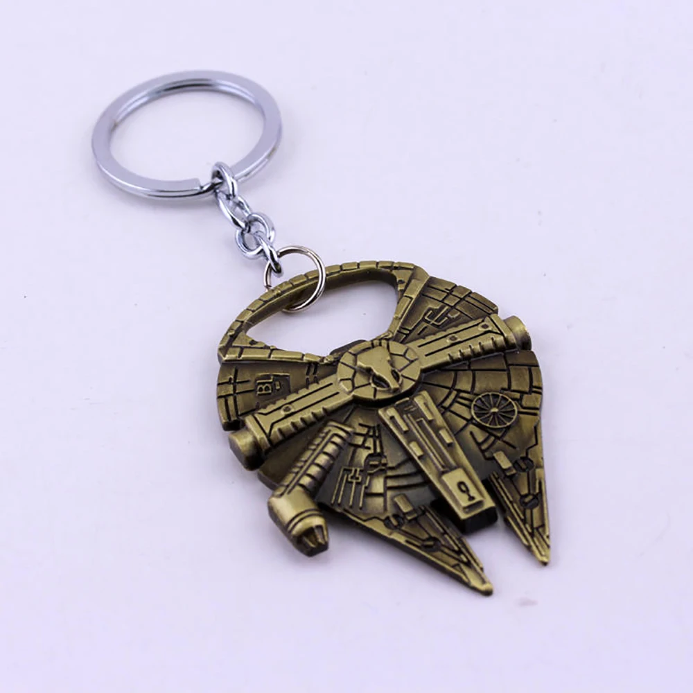 Disney Sci-fi Movie Star Wars Millennium Falcon ciondolo portachiavi moda astronave portachiavi accessori regali per fan amico