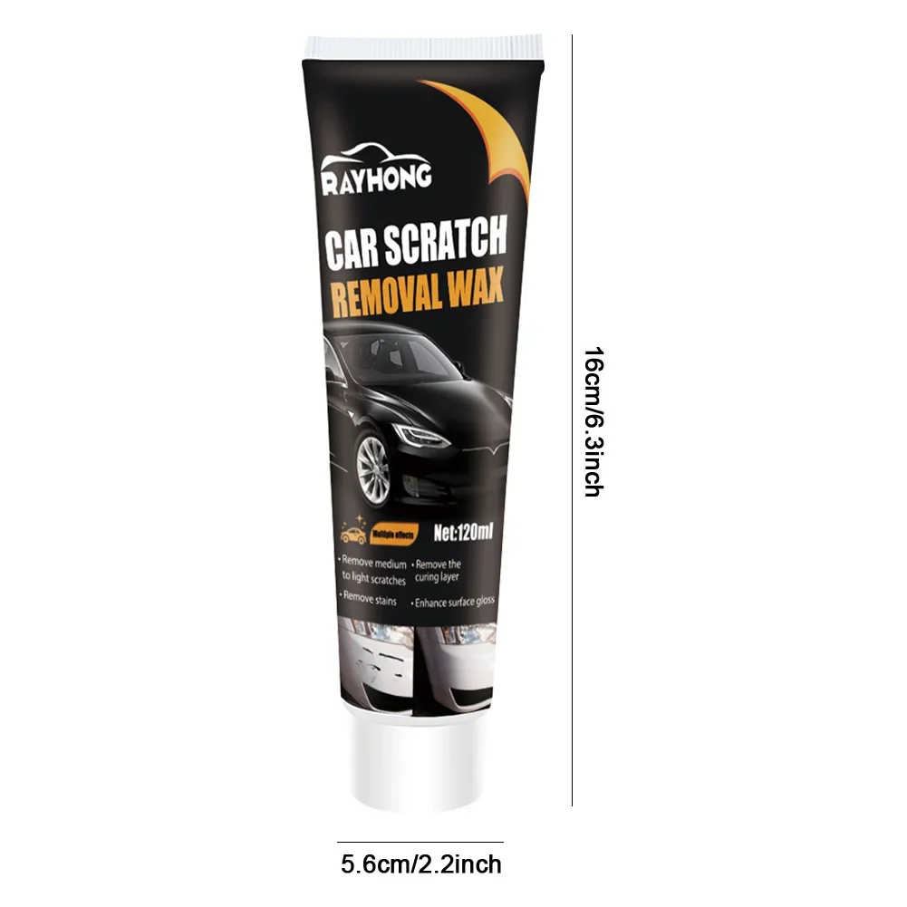 120ml Car Polish Scratch Remover Remove Stains Car Paint Scratch Repair Cleaning Kit Quick Fix Paint Repair Polishing Wax
