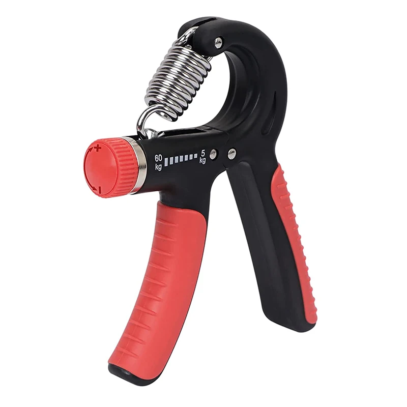 Adjustable Non-Slip Grip Strength Trainer with Stainless Steel Spring for Hand and Forearm Enhancement