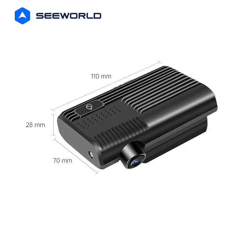 3채널 GPS 4G LTE 미니 블랙박스 LED 화면 듀얼 렌즈 비디오 레코더 자동차 운전자 모니터링 지원 ADAS DMS 12개월 지원