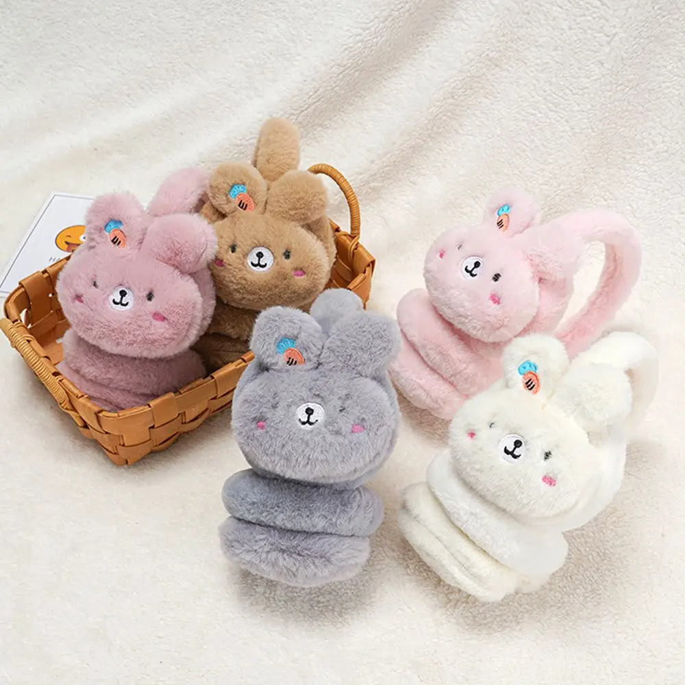 

Outdoor Keep Warm Thick Soft Lovely Windproof Cartoon Women Earmuff Kids Ear Cover Cute Earflap
