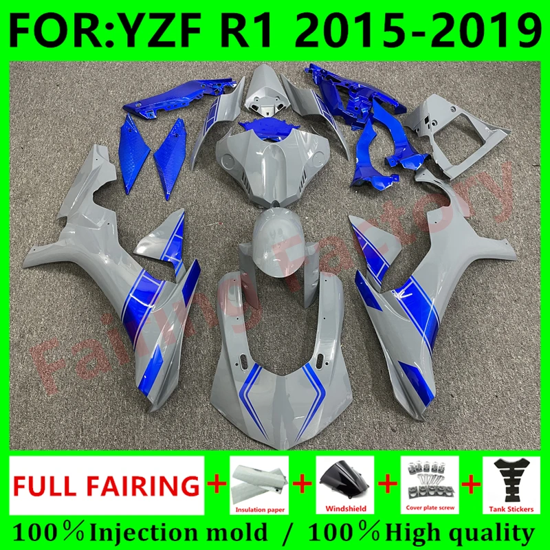 NEW ABS Motorcycle full Fairing Kit fit For YZF R1 2015 2016 2017 2018