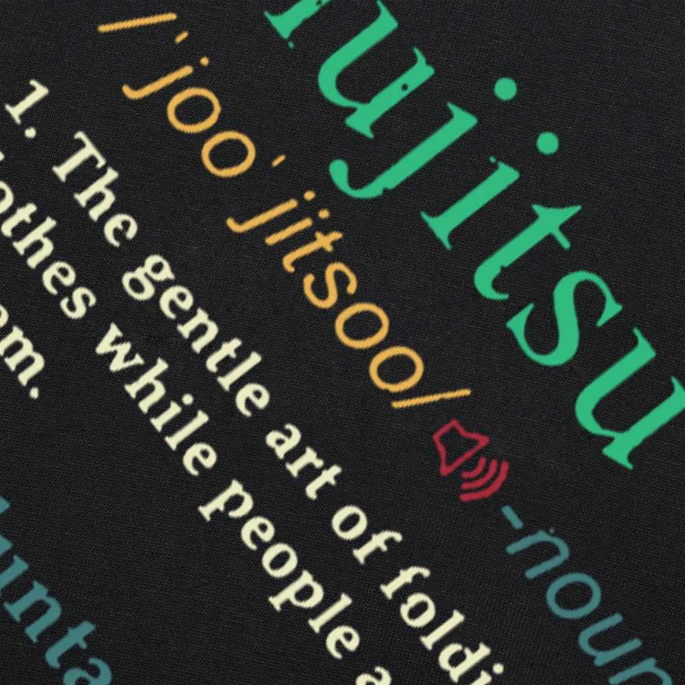 Jiu Jitsu Dad Definition Graphic Cotton Streetwear T-Shirt