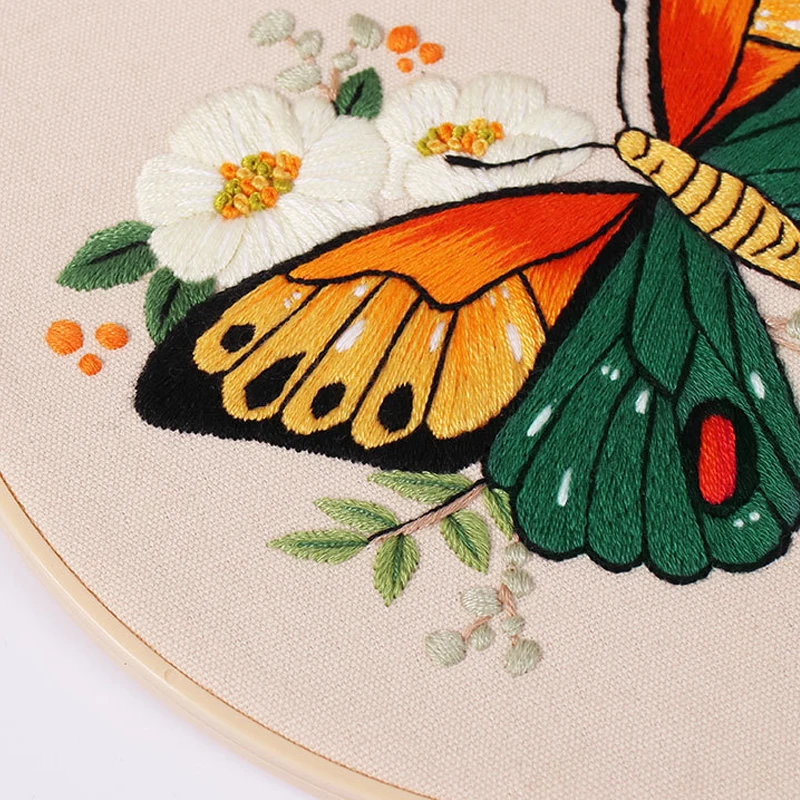 Butterfly DIY Embroidery Kit 4