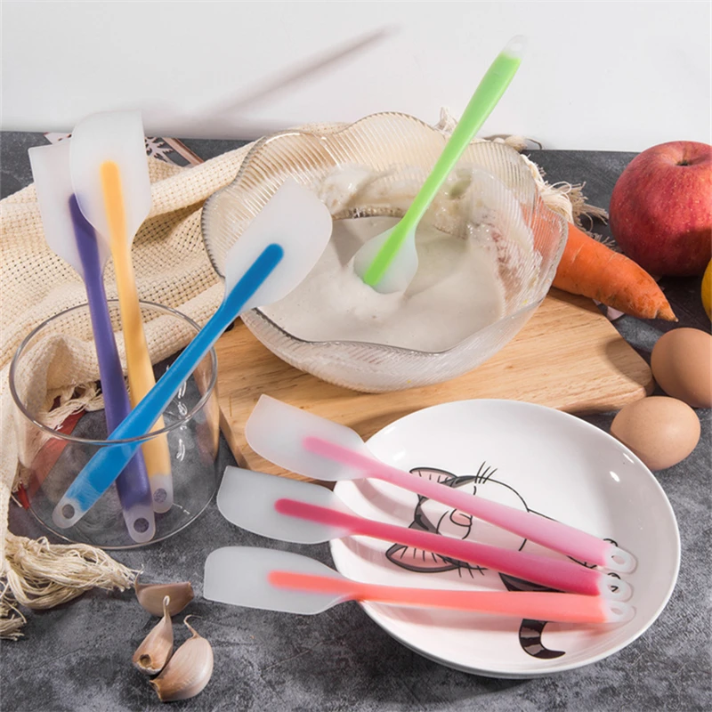 21.3 X 4CM Silicone Cake Cream Spatula Non-Stick Butter Cooking Kitchen Mixer Dumplings Pastry Scraper Mold Baking Accessories