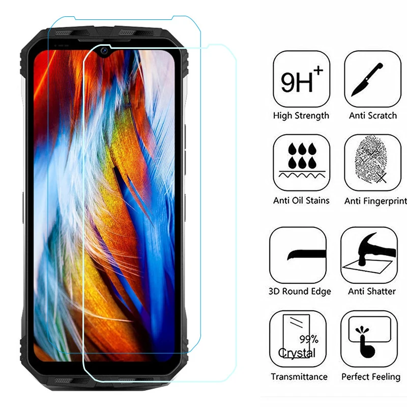 Displayschutzfolie Für DOOGEE S100 / S100 Pro – 3 Stück, 9H Gehärtetes Glas, Anti-Fingerabdruck
