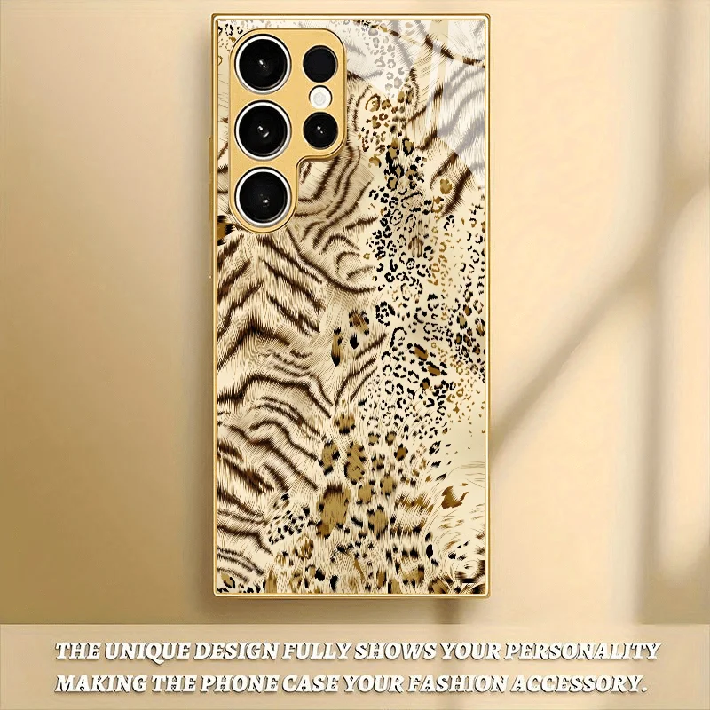 Premium Electroplated Glass TPU Drop-Resistant Phone Case