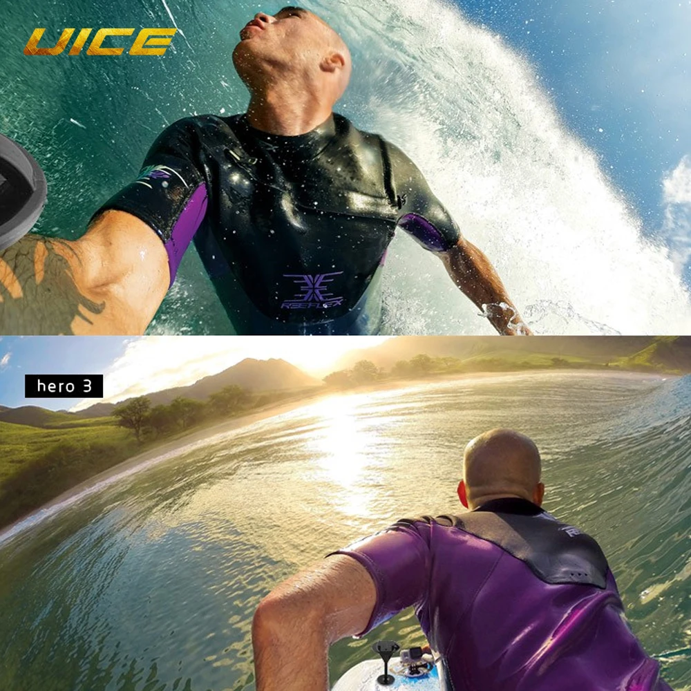 Surf Surfing Kit Mount Summer Surfboard Fixed Bracket Bodyboard Tether Locking Plug For Gopro Hero 8 9 10 Xiaomi YI SJ5000