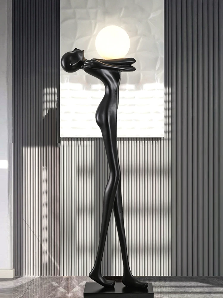 

Humanoid Sculpture Floor Lamp Light Luxury Artistic Designer Zhongshan Lamps Large Floor Lamp