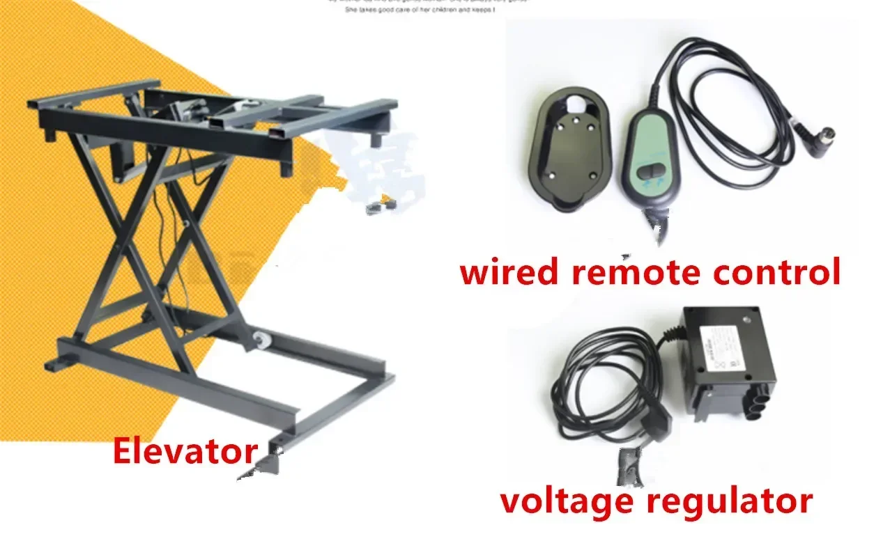 Smart home accessories Wired wireless electric lift coffee table dining table hardware folding iron frame