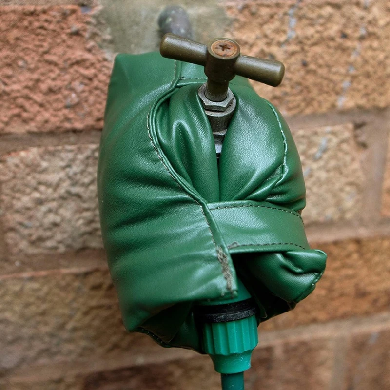 Bestselling  Faucet Cover - Leather Style Freeze Protection with Insulated Design for Outdoor Spigots, Easy Install Winterizing
