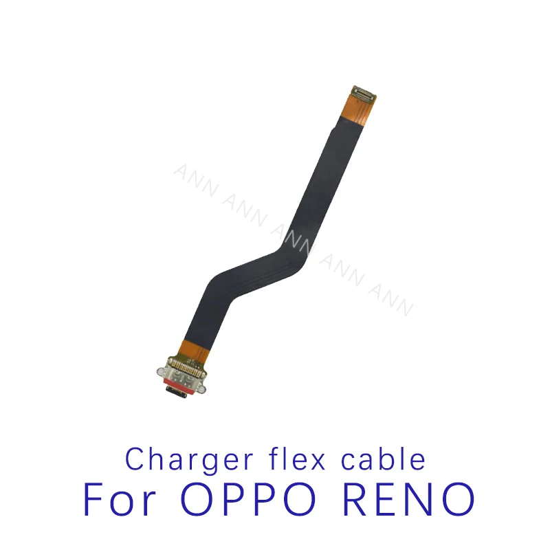 Для OPPO Reno CPH1917 USB-коннектор для зарядки док-станции материнская плата для микрофона гибкий кабель