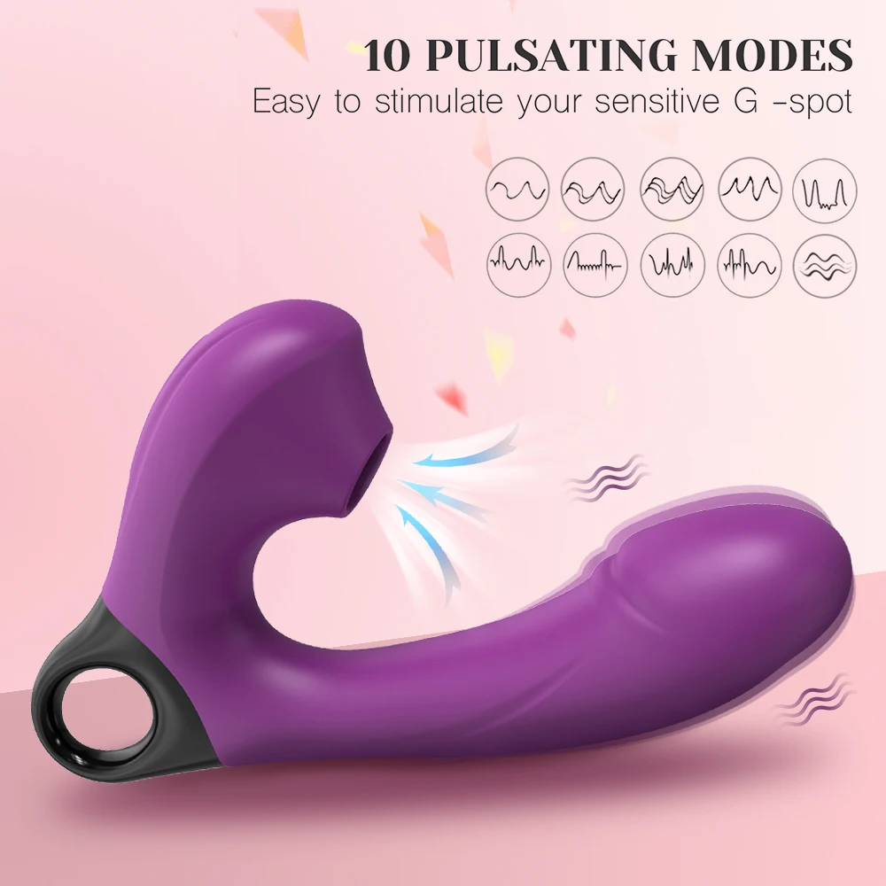 Jouets sexuels puissants à succion 15 modes Vibromasseurs godes puissants Stimulateur de clitoris du point G féminin_voghion.com