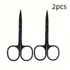 1/2/3Pcs Stainless Steel Beauty Scissors, Eyebrow Nose Eyelash Cuticle Trimmer, Sharp Grooming Tool for Personal Care Epilation 5
