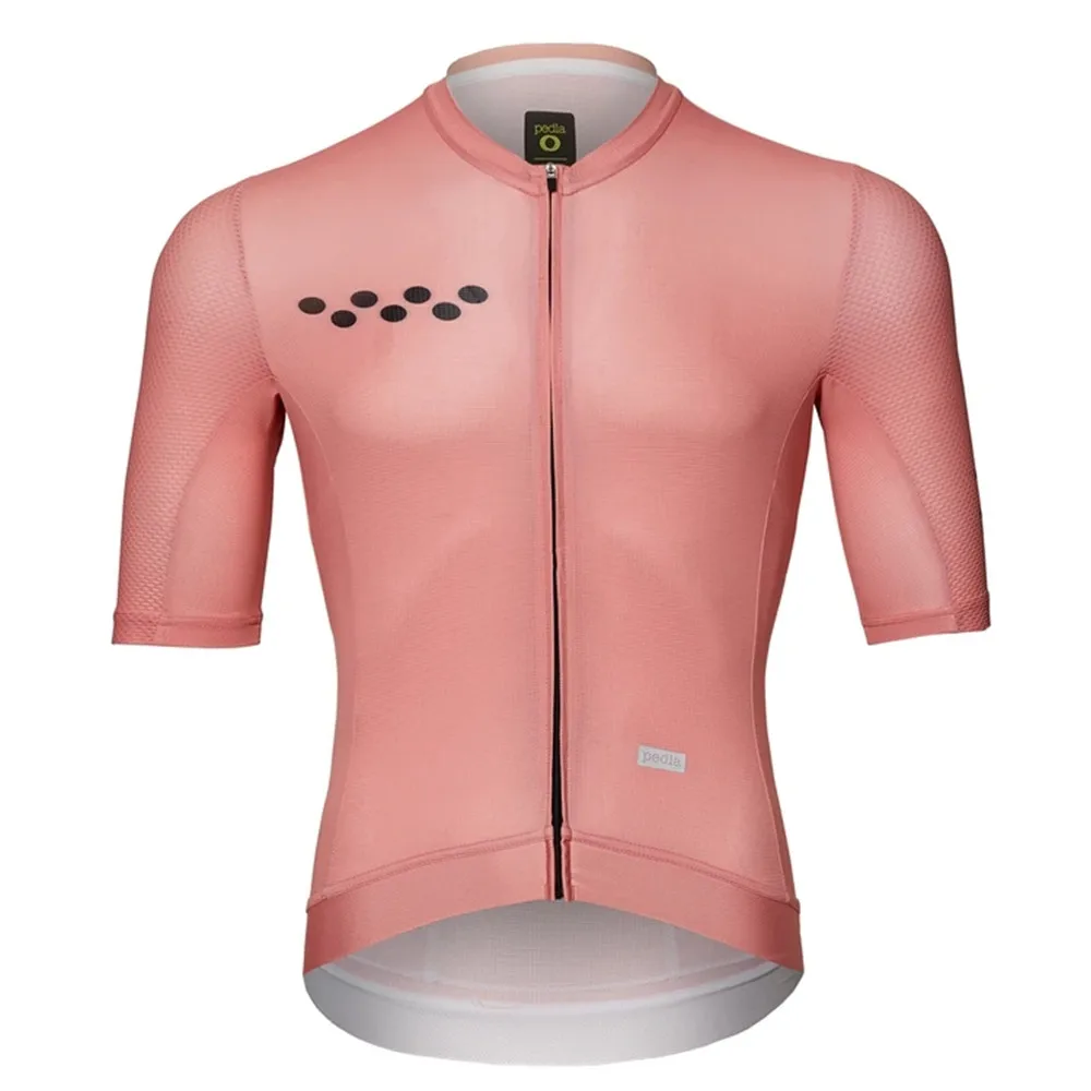 thumbnail image 1 of Maillot de ciclismo local Pedla para hombre, club de equitación, verano 2022, manga corta, camiseta de carreras de bicicletas, mangas transpirables, color retro, 1 of 5