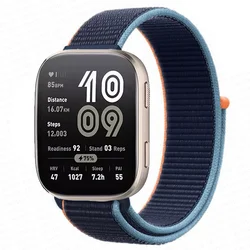 Nylon Loop Watchband Bracelet - 22mm Strap Replacement - 20 mm (Deep Navy 61)