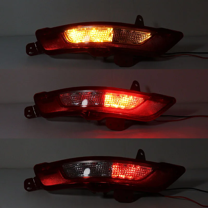 Tonsya 3-in-1 Red Lens Bumper Reflector For Lincoln Zambia - Foto 12