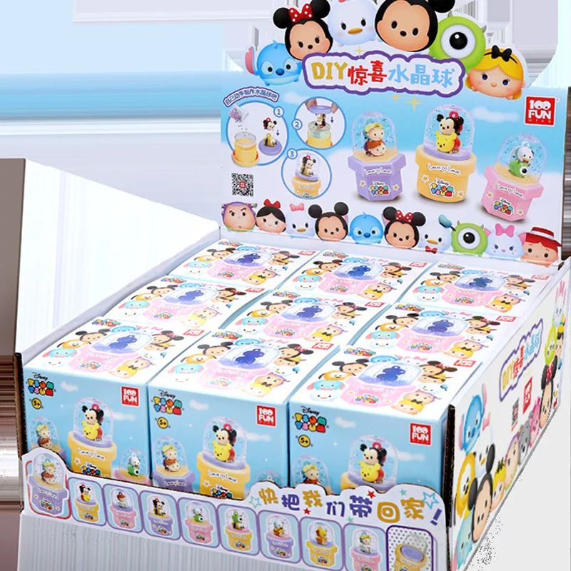 

Disney Genuine Anime Figures Blind Box Surprise Crystal Ball Series Tsum Tsum Mystery Box Diy Cute Doll Original Whole Box Gifts