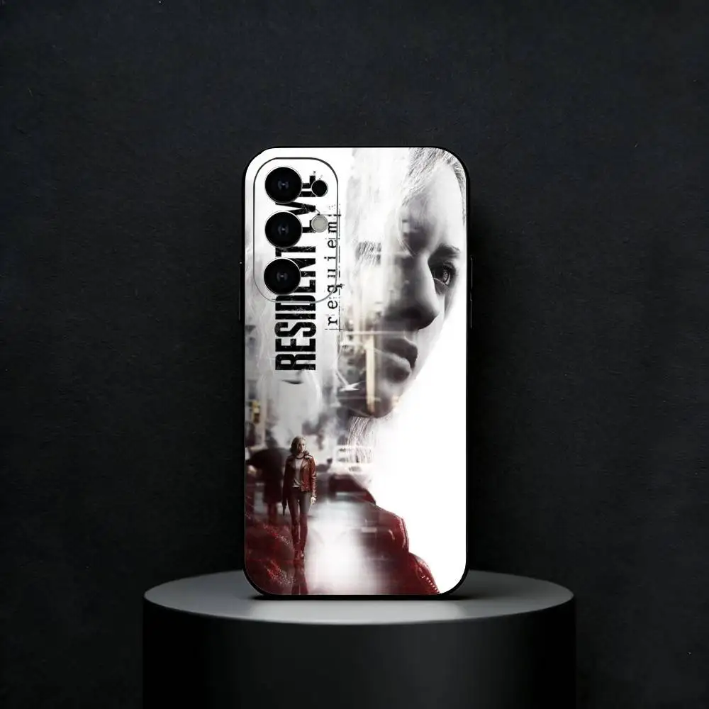 Resident Evil Requiem Themed Black Phone Case