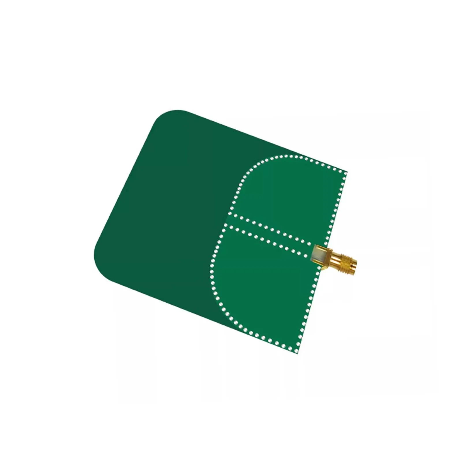 6.5 x 6.5 cm 소형 UWB 펄스폭 변조 전방향 안테나, 1.5 GHz9 GHz, Wi-Fi 2.4 GHz, 5.8 GHz, 915 MHz