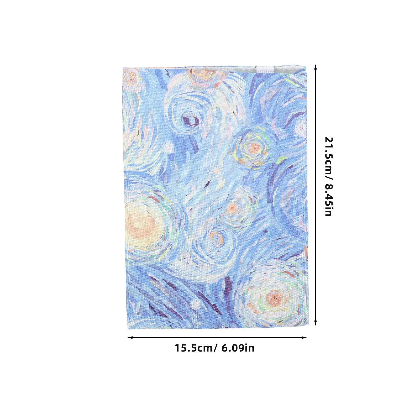 A5 Book Cover Sleeve Protector Paperback Covers Washable Decorative Books Fabric Soft Handmade Flower Cloth Travel Book Covers